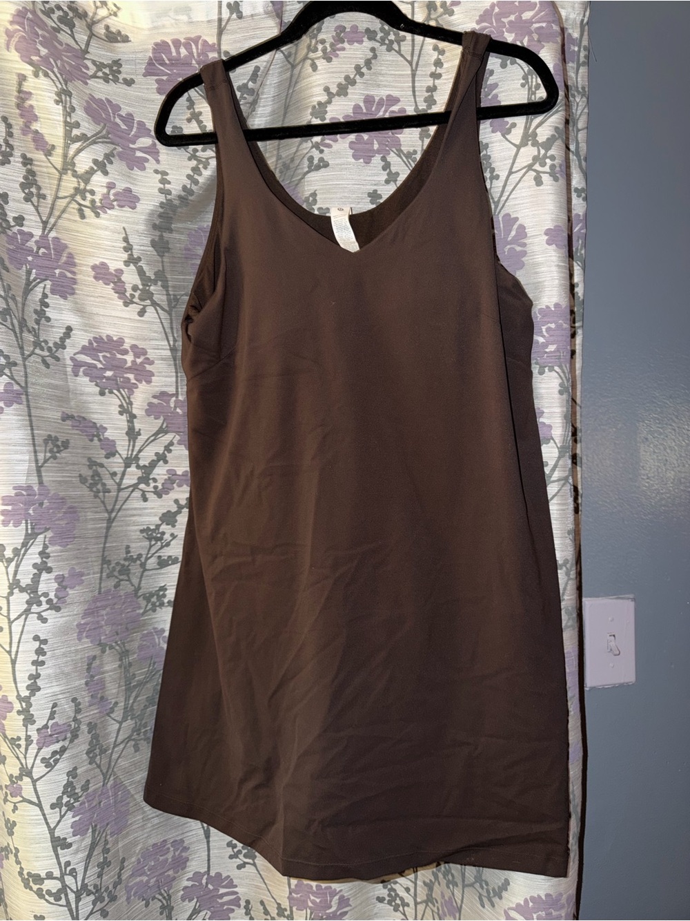 lululemon athletica Brown Scoop-Neck Tank Dress